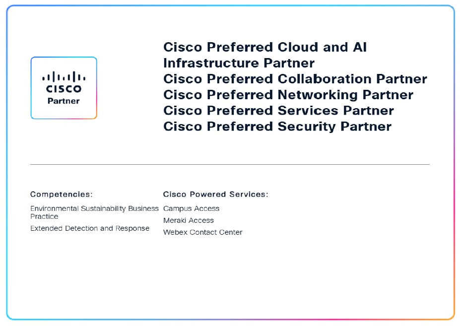 NXO est Cisco Preferred partner