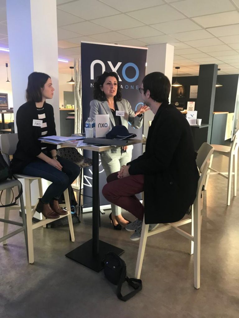 NXO présent au job dating Métiers du numériques à Niort - Photo